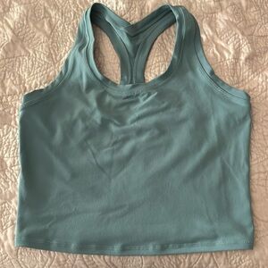 Grey racer tank